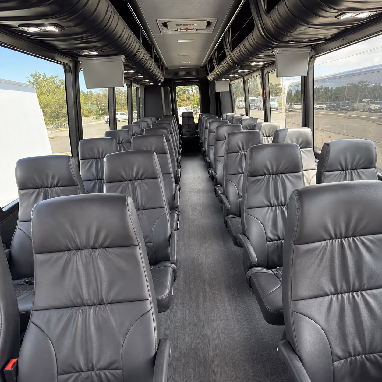 shuttle buses for south gate wedding guests between hotels and venues