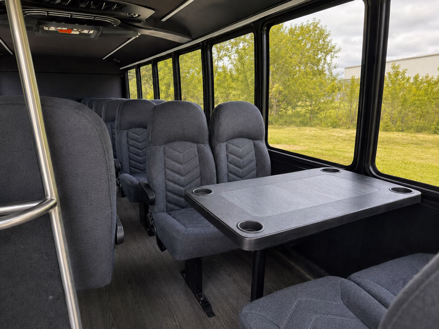 south gate 15 passenger minibus interior