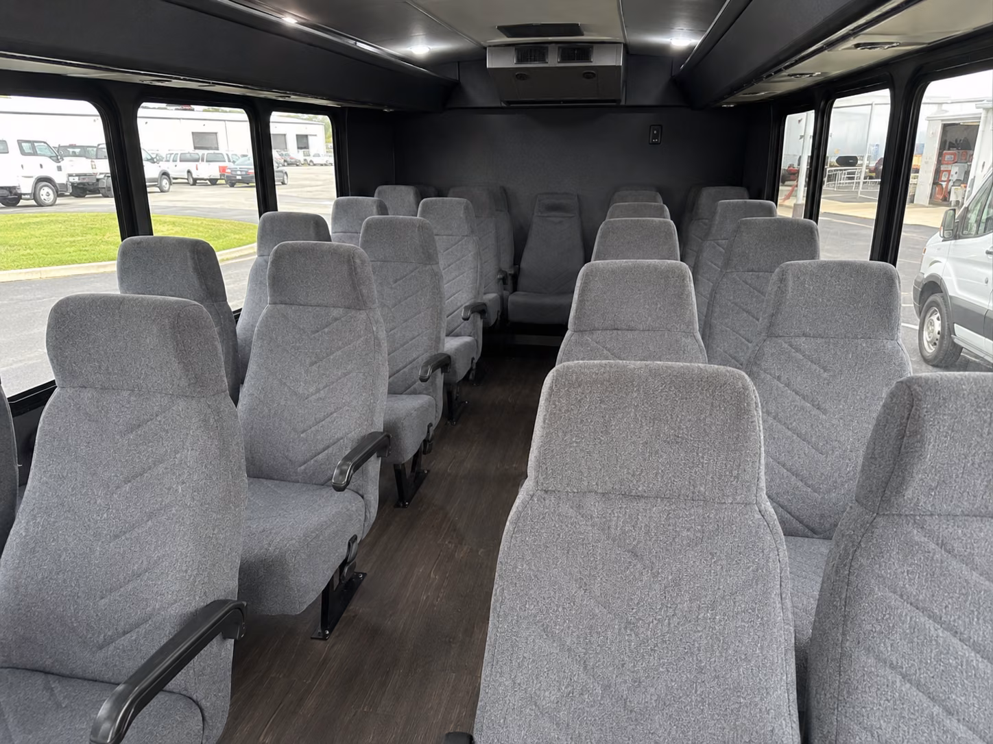 south gate 18 passenger minibus interior