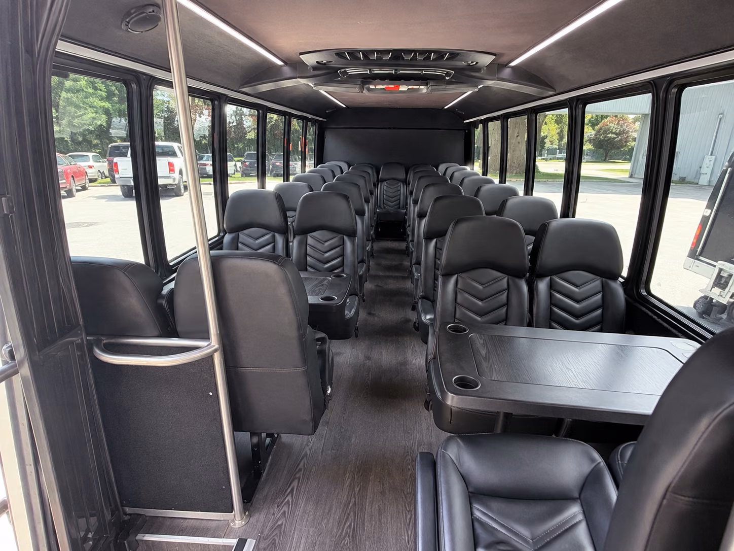 south gate 20 passenger minibus interior