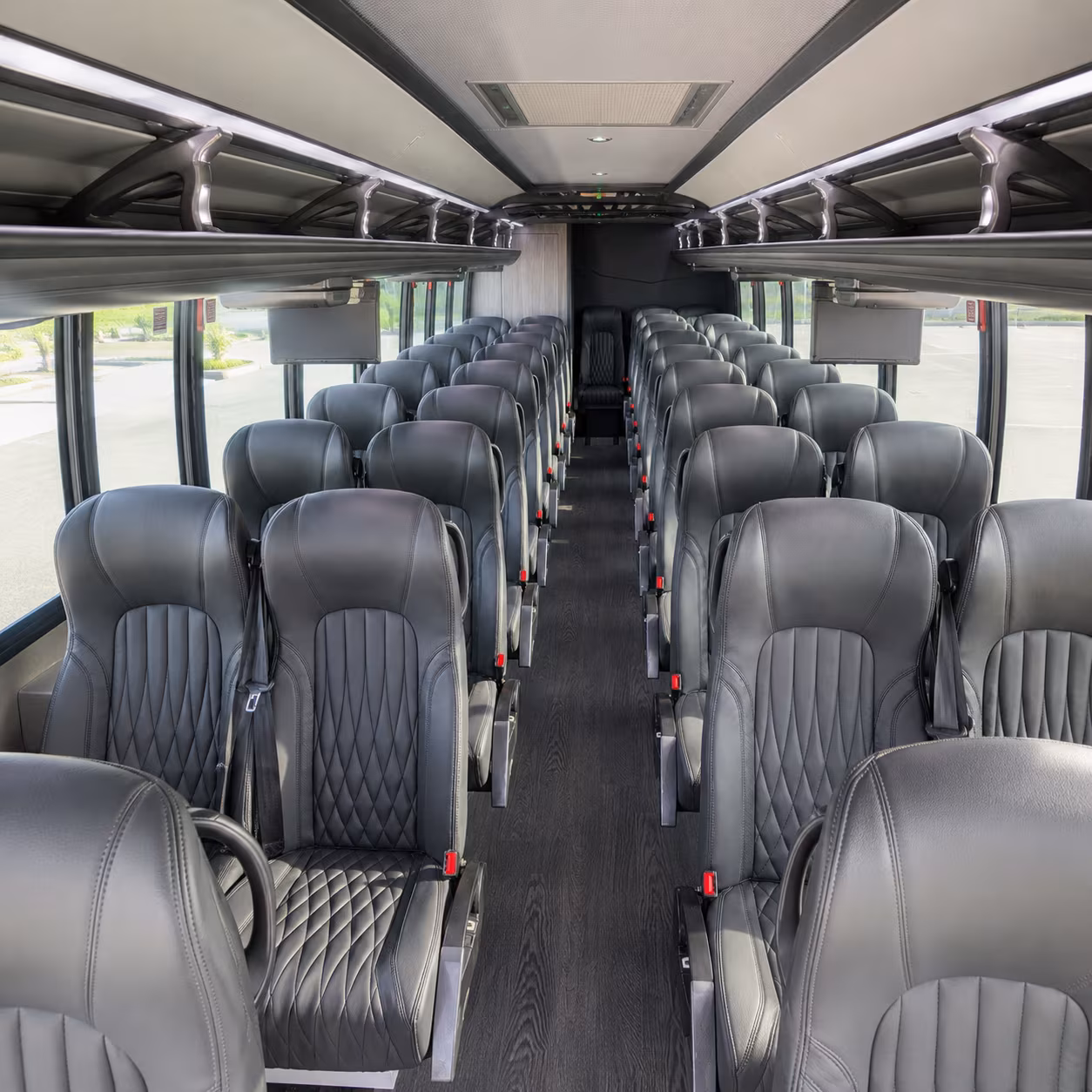 south gate 35 passenger minibus inside