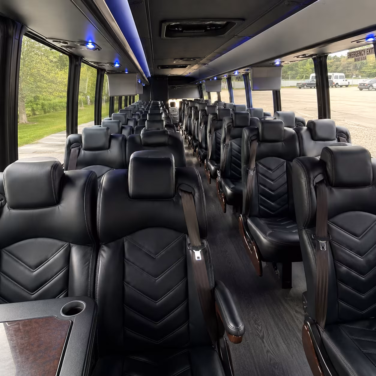 south gate 35 passenger minibus interior