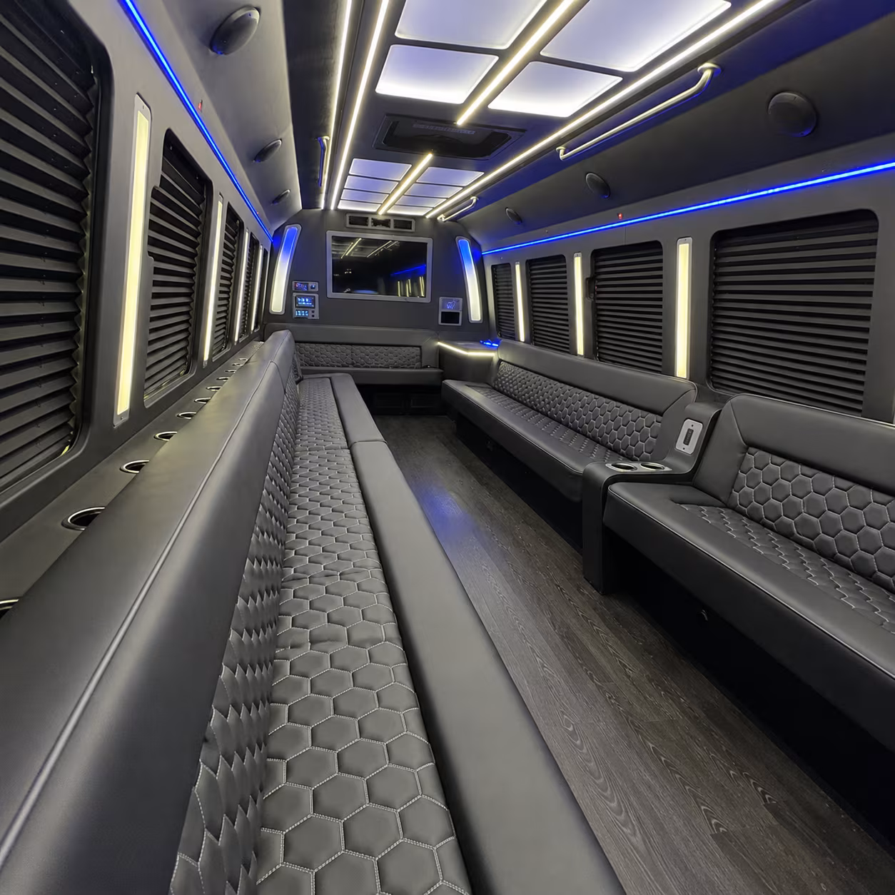 south gate party bus inside