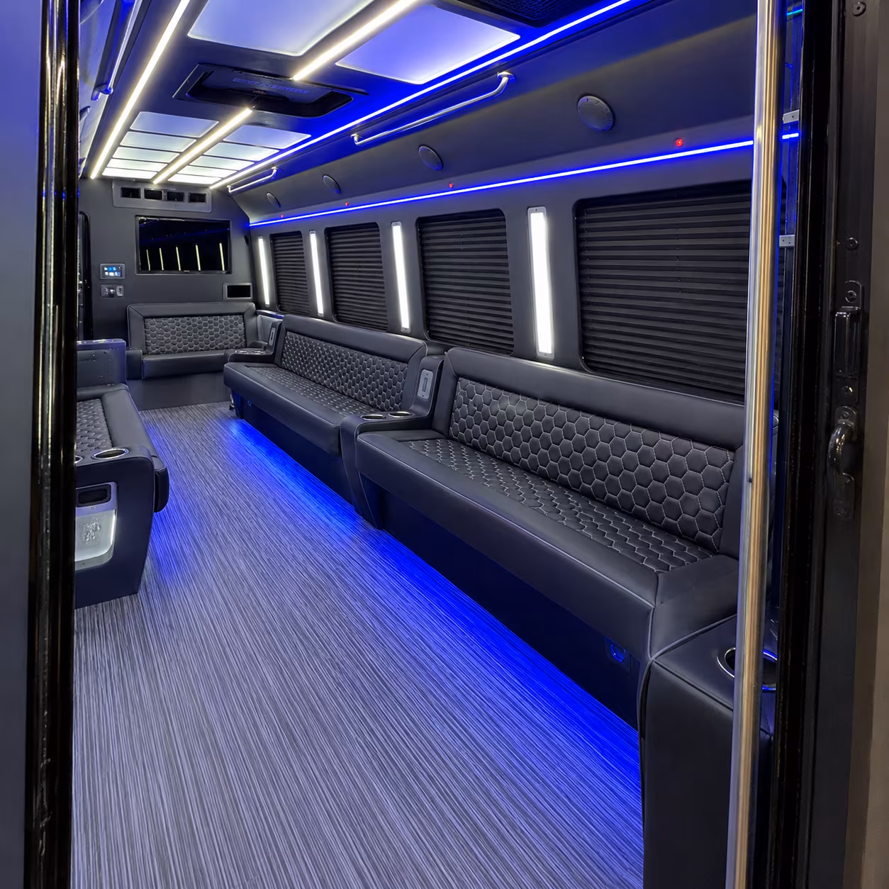 south gate party bus rental interior