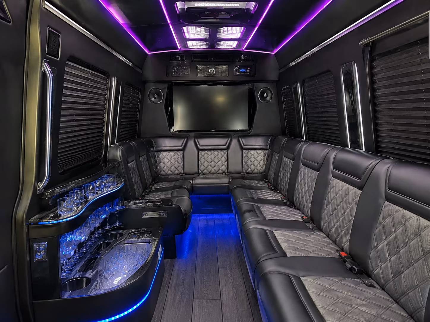 south gate sprinter limousine inside