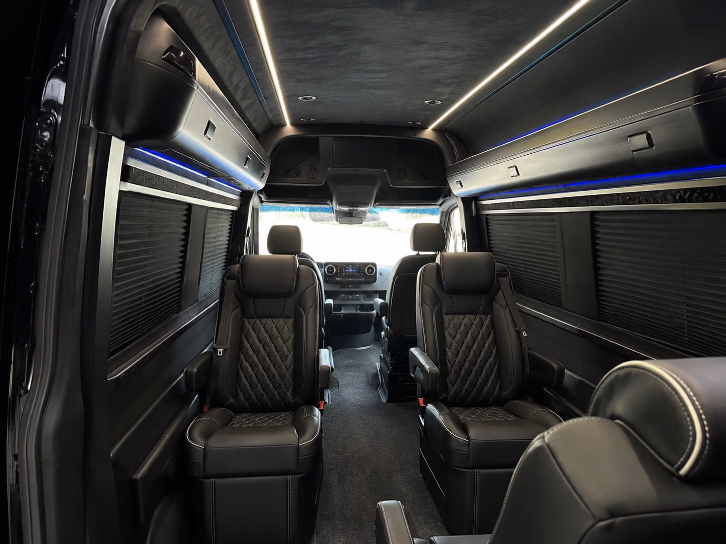 south gate sprinter van with driver inside