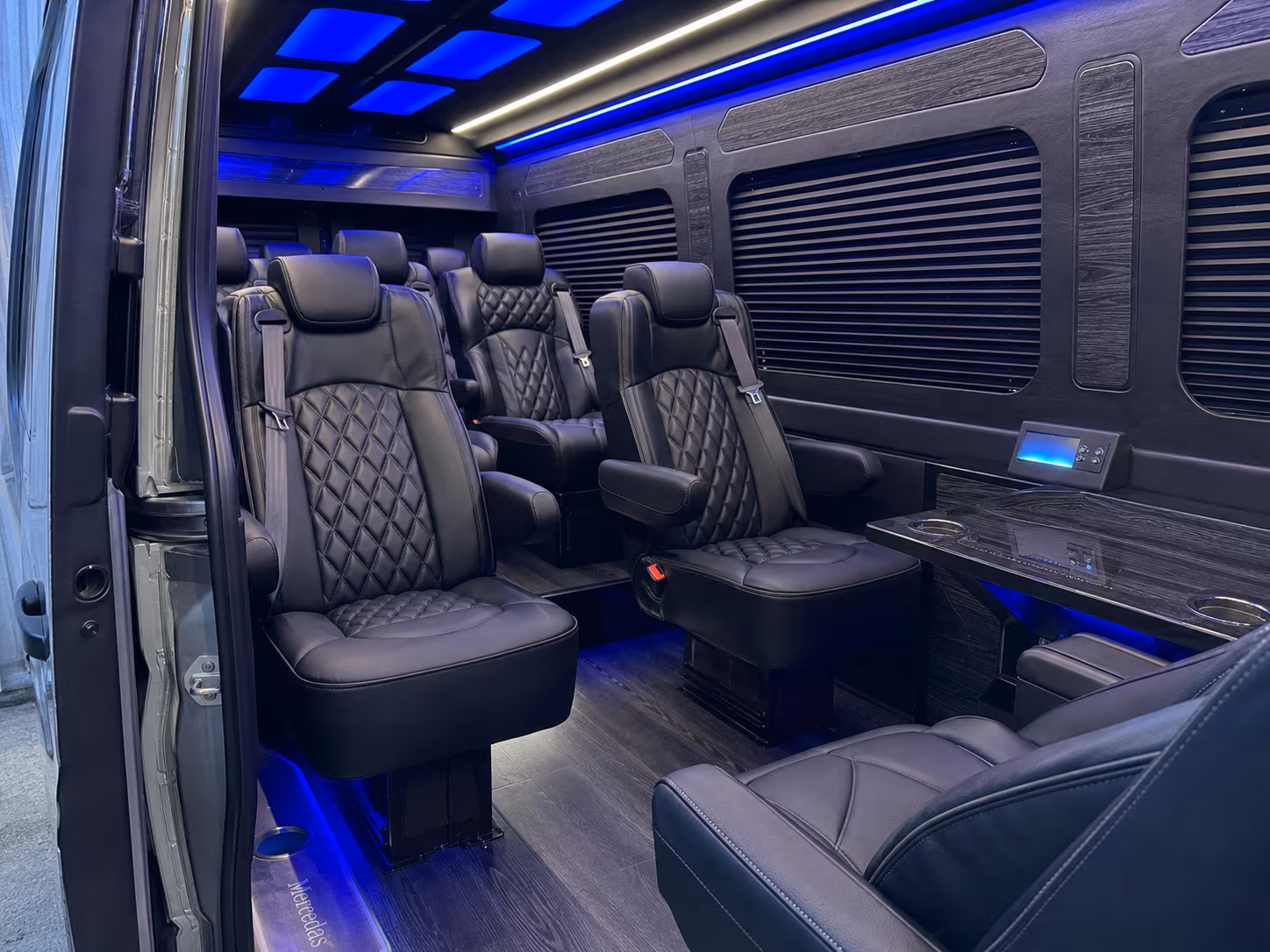 south gate sprinter van with driver interior