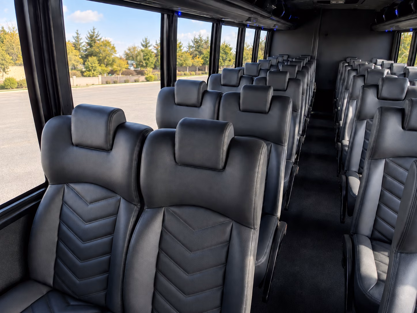 south gate wedding transportation onboard seating
